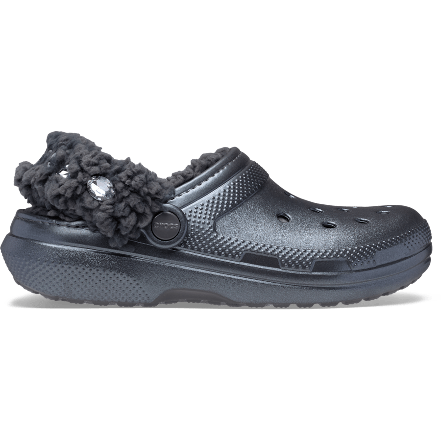Colour Classic Fleece Lined Metallic Gems Clog - Side - Crocs