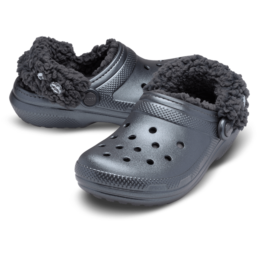 Colour Classic Fleece Lined Metallic Gems Clog - Pair - Crocs