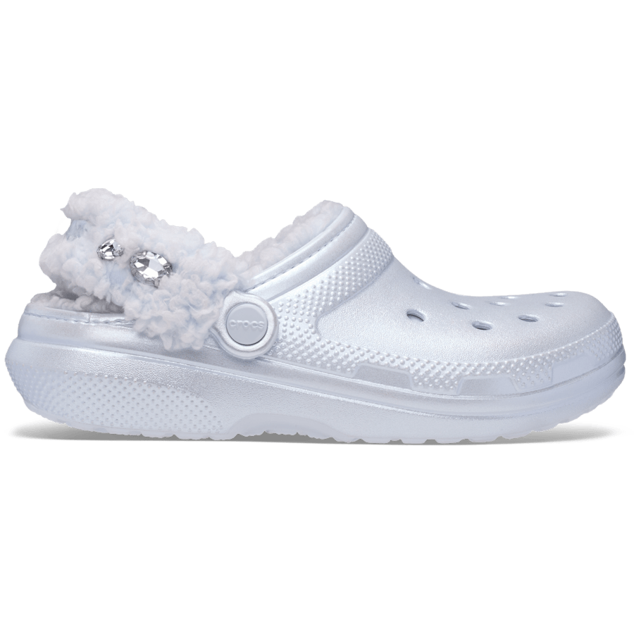 Colour Classic Fleece Lined Metallic Gems Clog - Side - Crocs