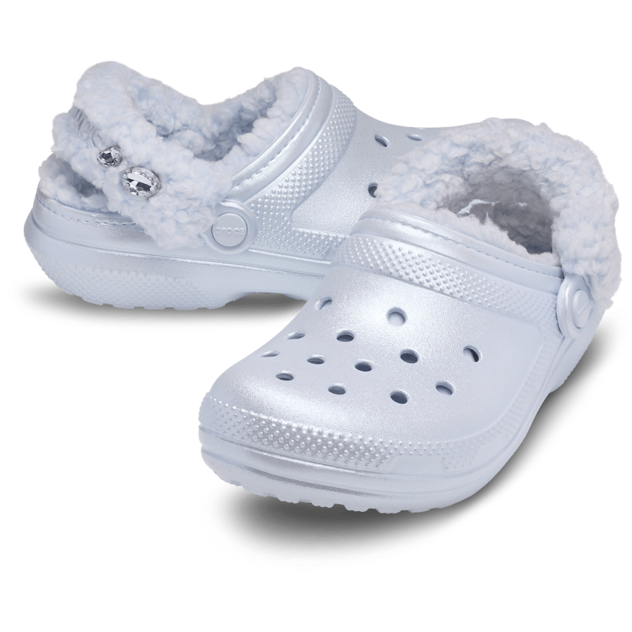 Colour Classic Fleece Lined Metallic Gems Clog - Pair - Crocs
