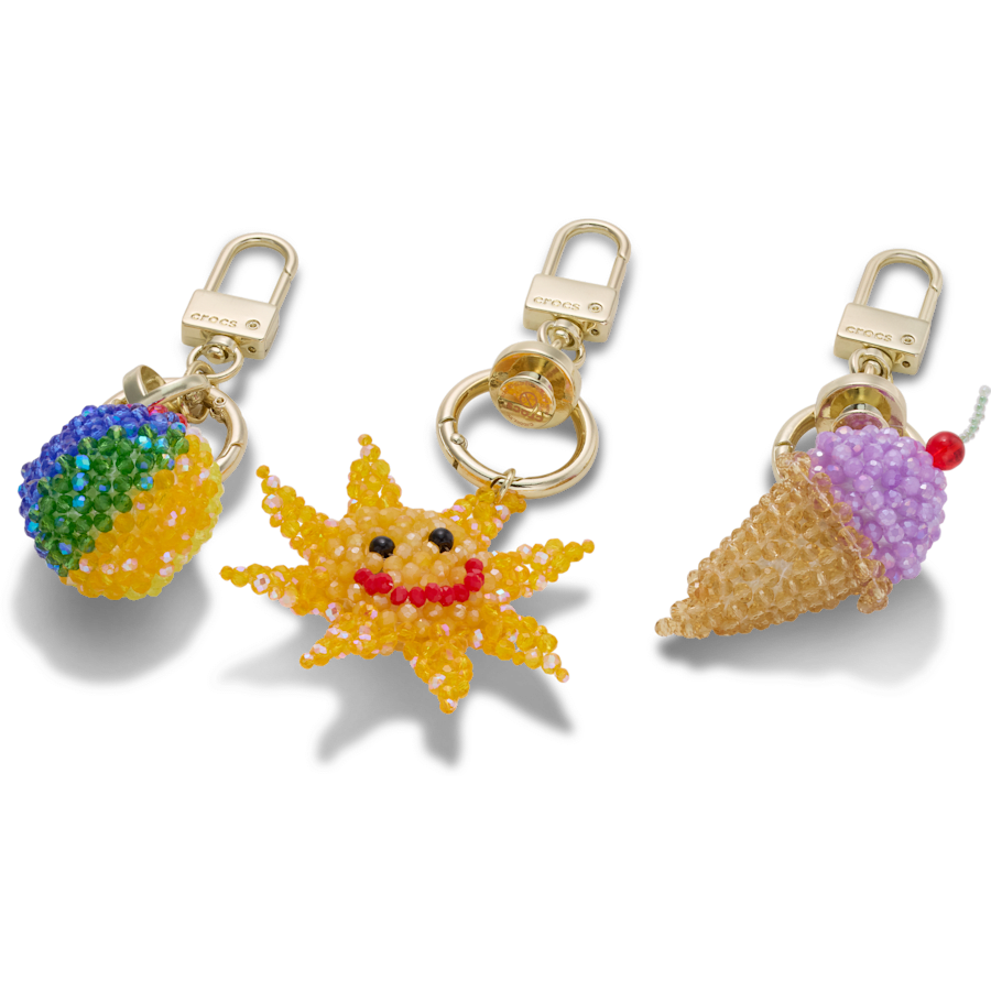 Multi Susan Alexandra x Crocs Beach Day Bag Charms 3 Pack - Pair - Crocs