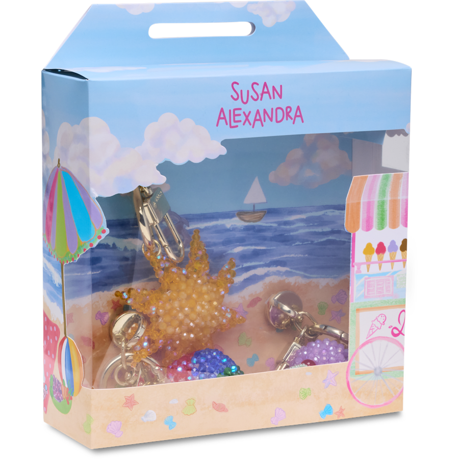 Multi Susan Alexandra x Crocs Beach Day Bag Charms 3 Pack - Bottom - Crocs