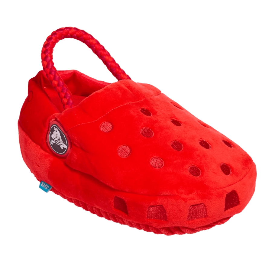 Bark Classic K9 Clog Plush Tug Toy - Crocs