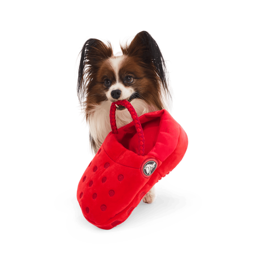 Bark Classic K9 Clog Plush Tug Toy - Crocs