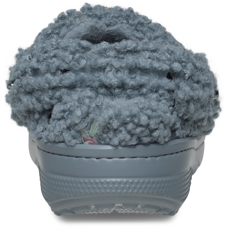 Concrete Unfurgettable Floral Embroidery Clog - Back - Crocs