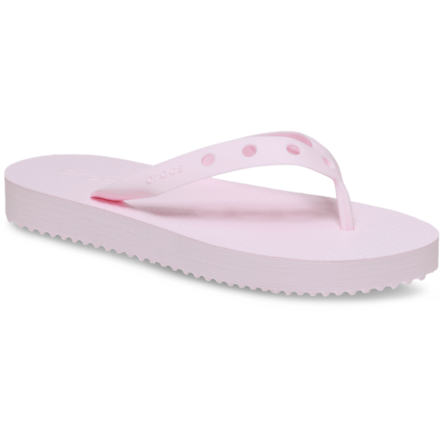 Pink Milk Rio Flip - Angle - Crocs