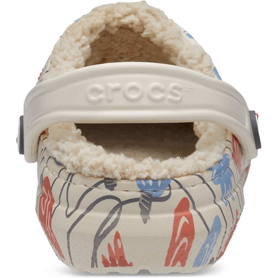 Summit White Classic Lined String Lights Clog - Back - Crocs
