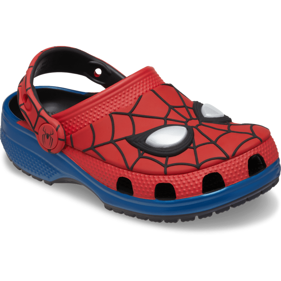 Multi Toddler Spider-Man Classic Clog - Angle - Crocs