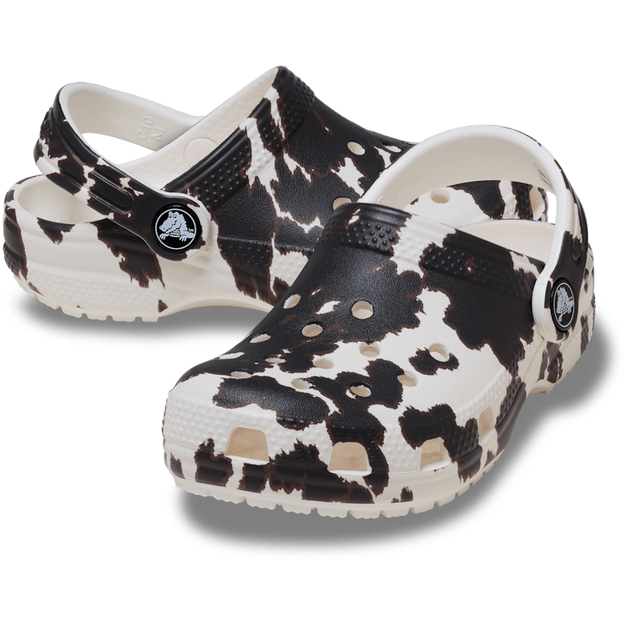 Chalk/Multi Classic Pop Animal Clog T ChkMlt - Pair - Crocs