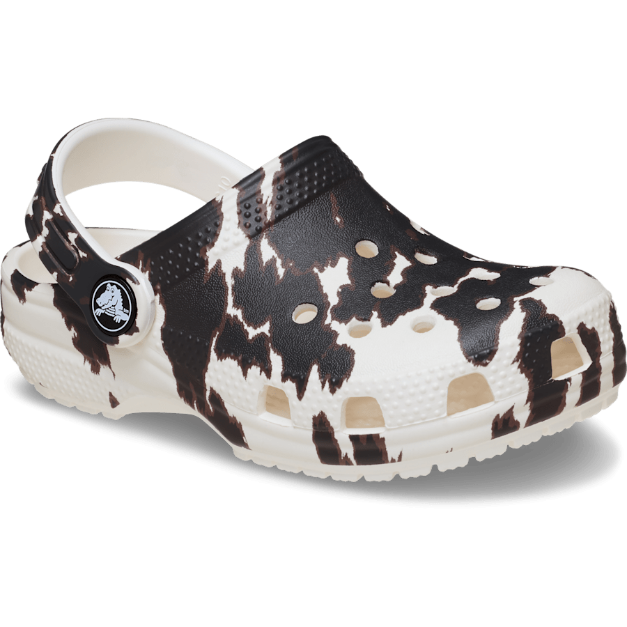 Chalk/Multi Classic Pop Animal Clog T ChkMlt - Angle - Crocs