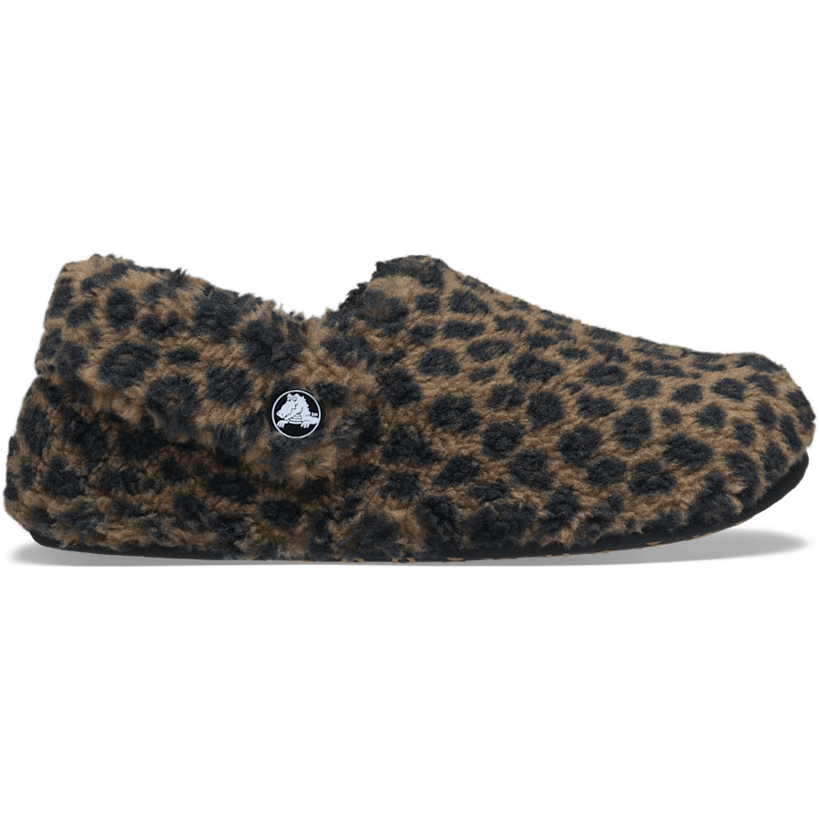 Léopard / Noir Toddlers Classic Leopard Fur Cozzzy Slipper - Côté - Crocs