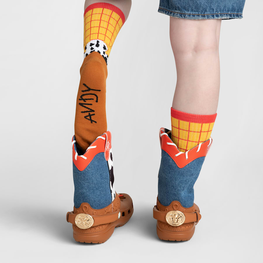 Multi Disney and Pixar's Toy Story Crocs Socks 3 Pack - Dessous - Crocs