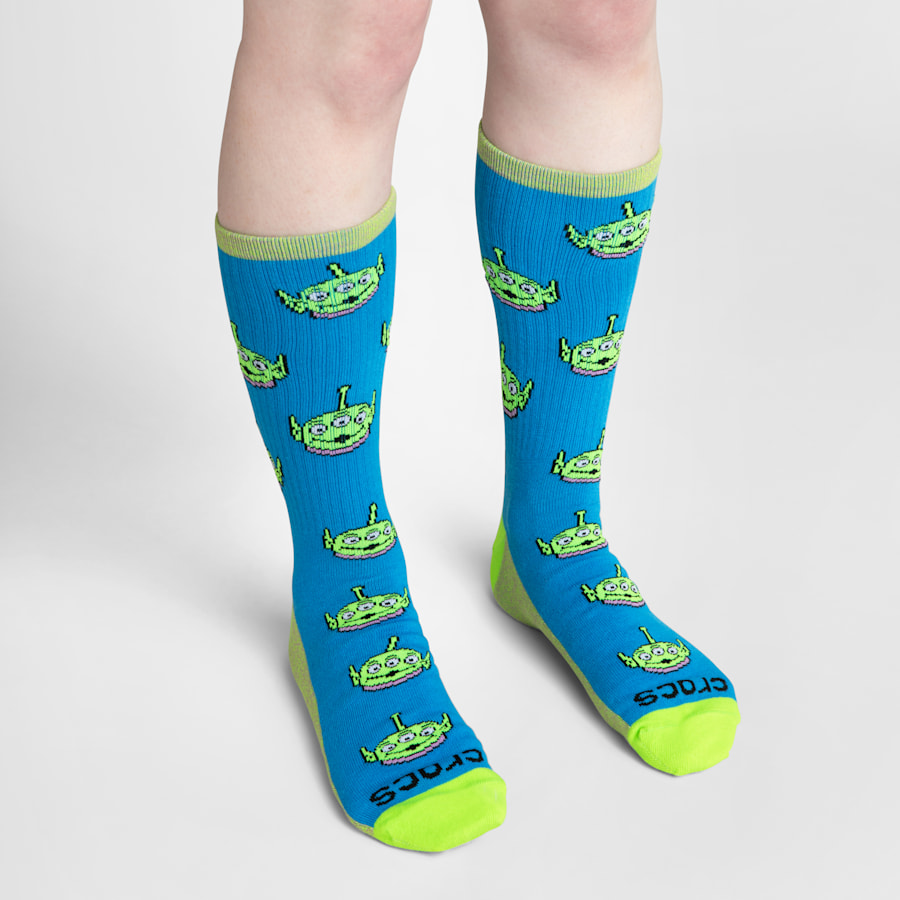 Multi Disney and Pixar's Toy Story Crocs Socks 3 Pack - Angle - Crocs