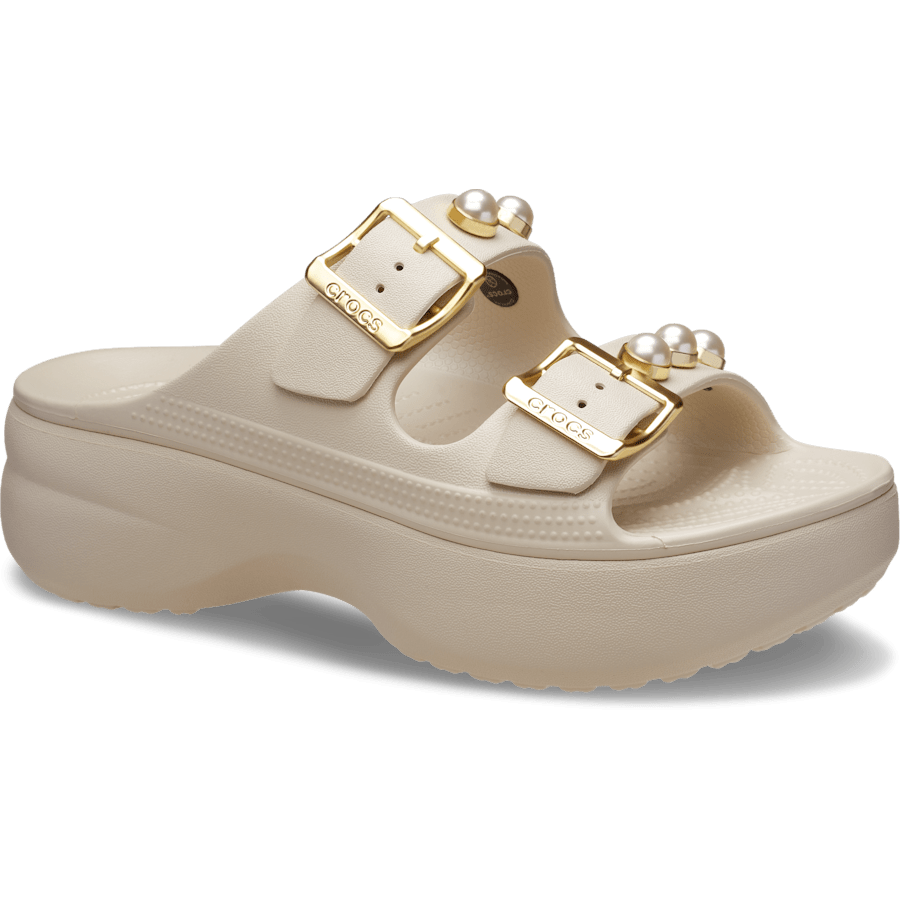 Colour Women's Saturday Platform Embellished Sandal - Angle - Crocs