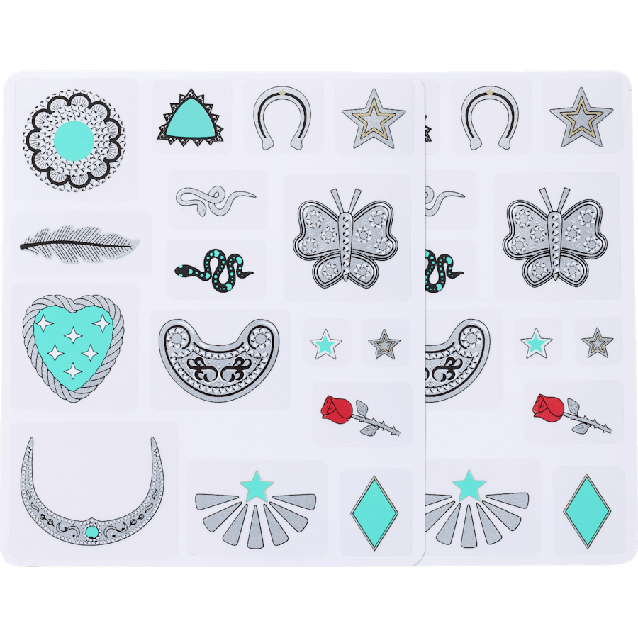 Western Shoe Tattoos - Charm view - Jibbitz Charms