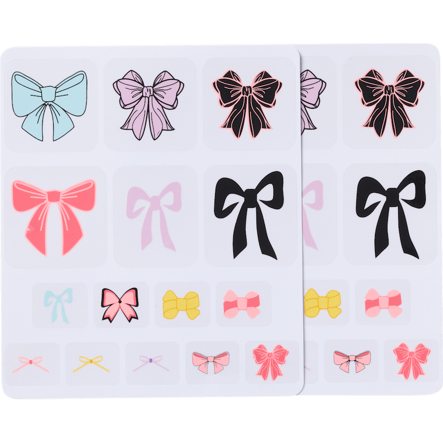 Mixed Bows Shoe Tattoos - Charm view - Jibbitz Charms