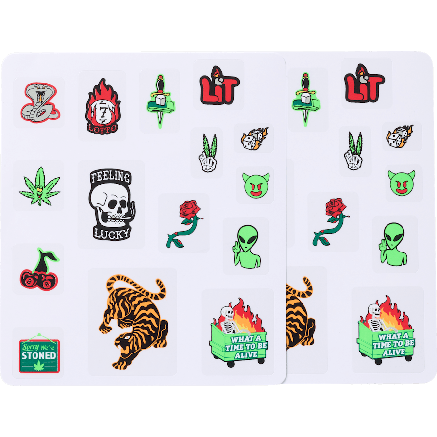 Rebel Icons Shoe Tattoos - Charm view - Jibbitz Charms