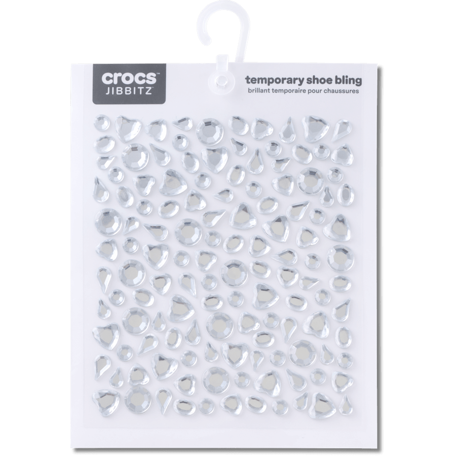 Multi Size Clear Shoe Bling - Charm view - Jibbitz Charms