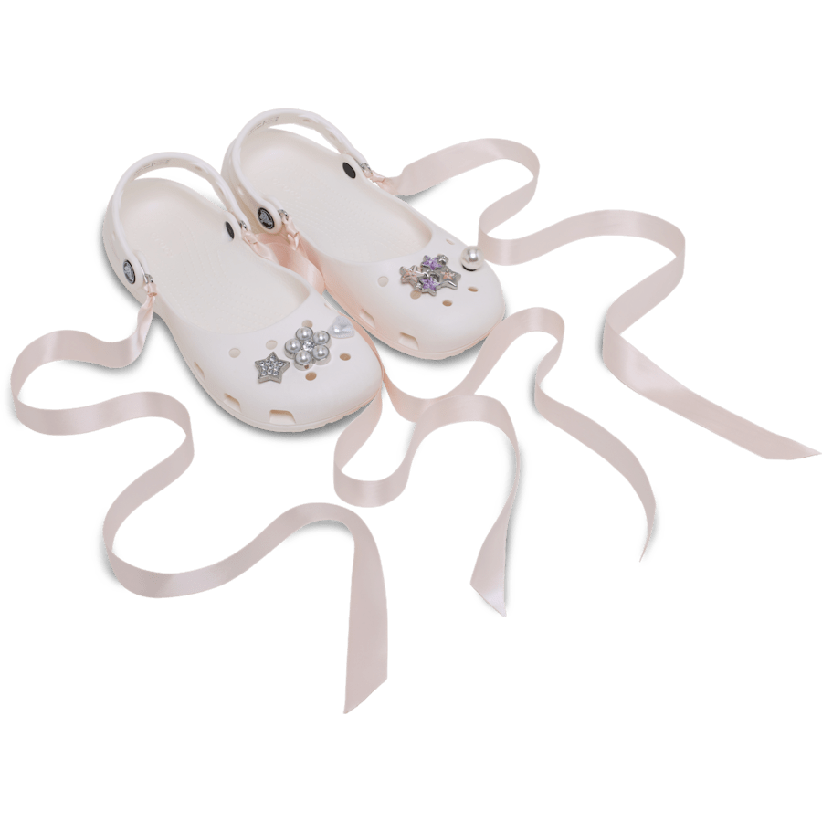 Satin Ballet Ribbons 4 Pack - Charm view - Jibbitz Charms