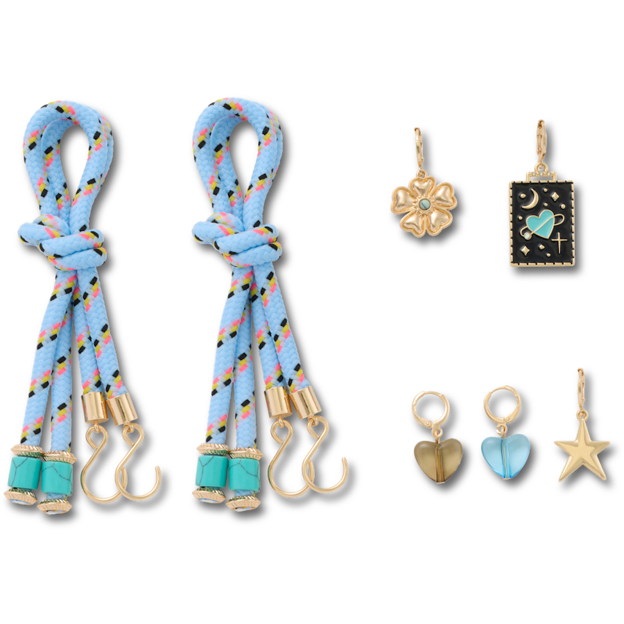 Hook Laces and Charms Kit - Charm view - Jibbitz Charms