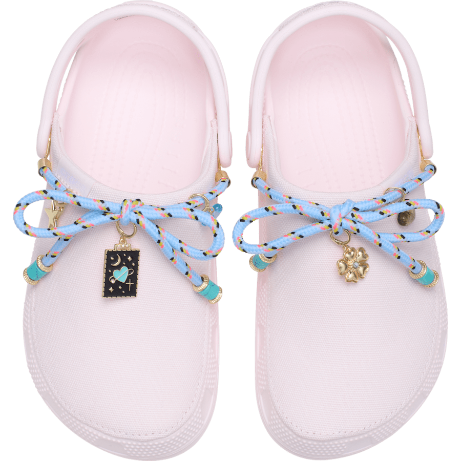 Hook Laces and Charms Kit - Charm on shoes - Jibbitz Charms
