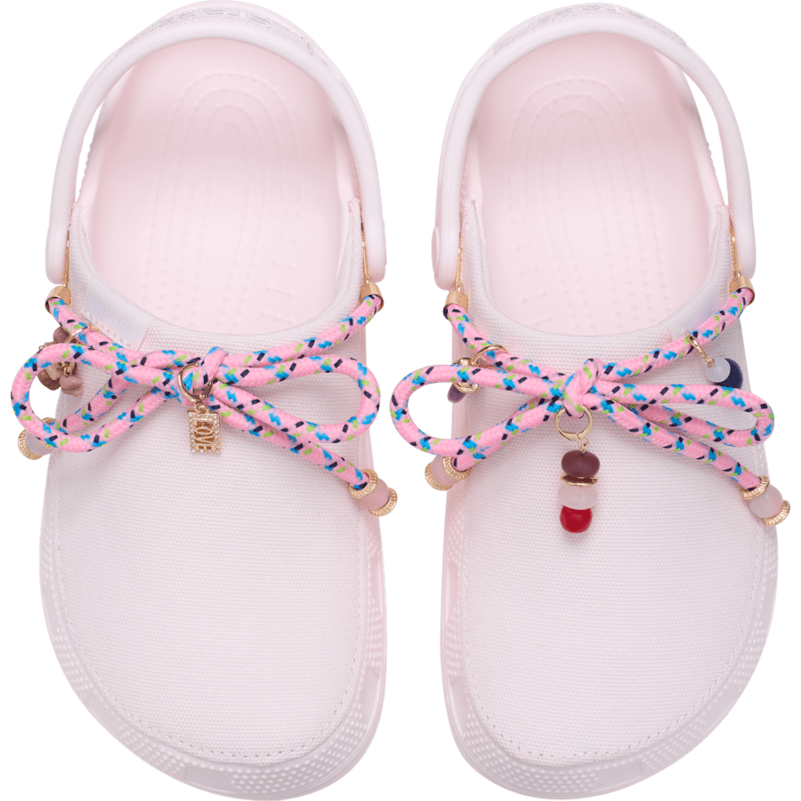 Hook Laces and Charms Kit - Charm on shoes - Jibbitz Charms
