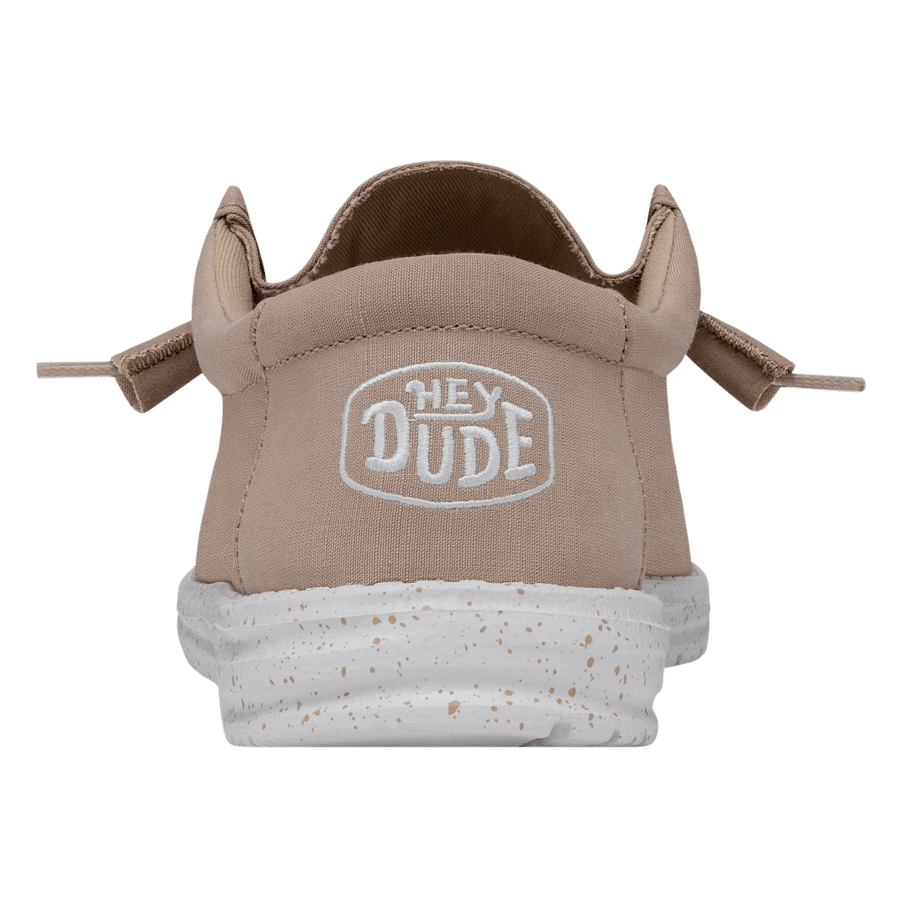 Tan Wally Slub Blk - En arrière - HEYDUDE