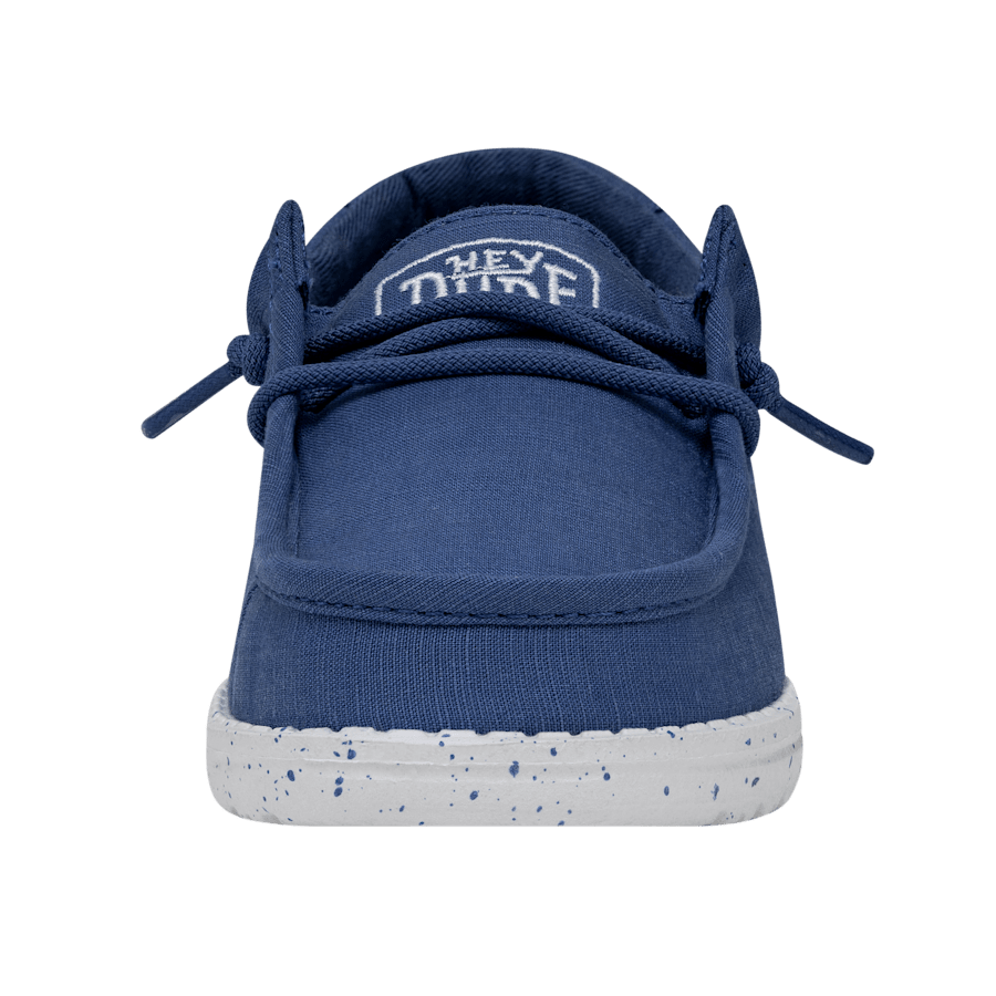 True Blue Wally Youth Slub Canvas - Front - HEYDUDE