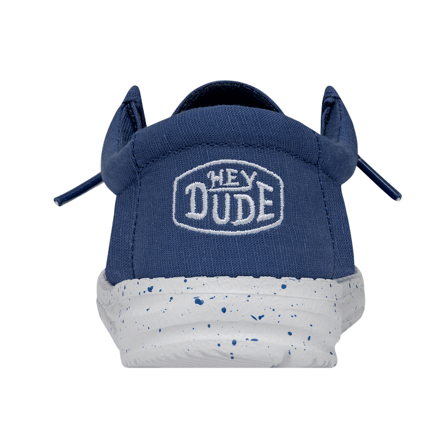 True Blue Wally Youth Slub Canvas - Back - HEYDUDE