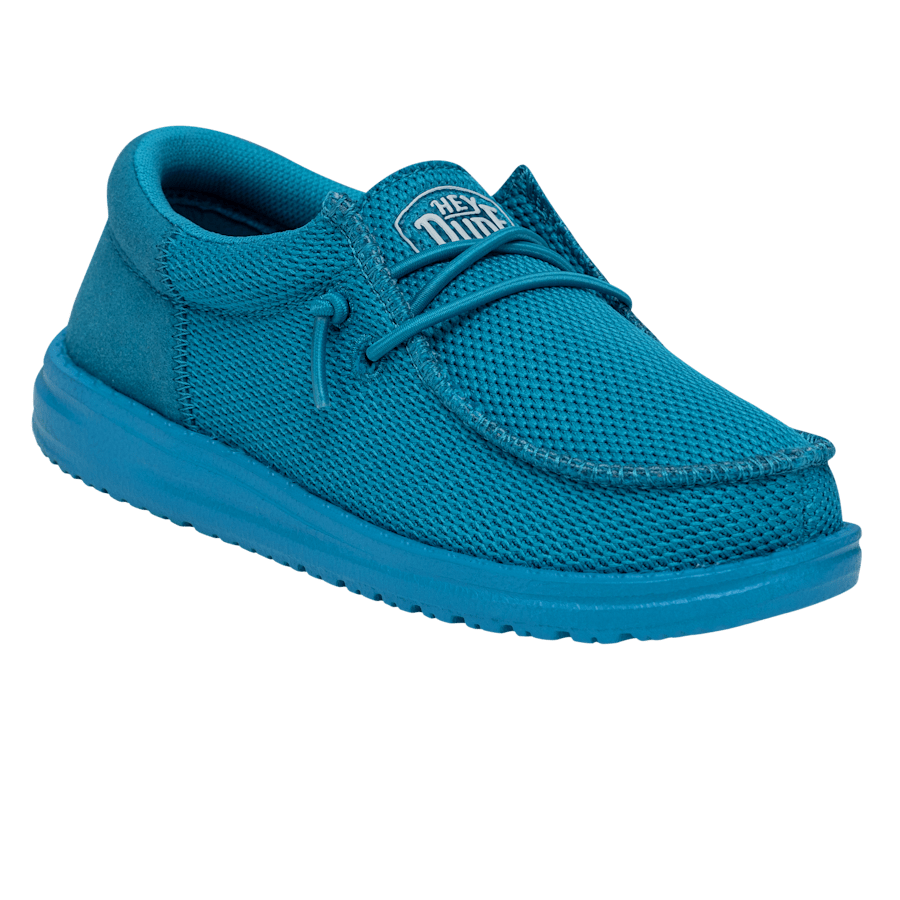 Electric Blue Wally Youth Funk Mono - Schrägsicht - HEYDUDE