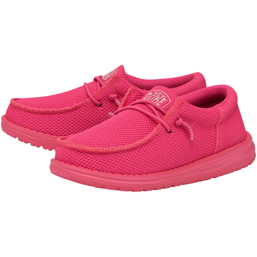 Electric Pink Wally Youth Funk Mono - Paire - HEYDUDE