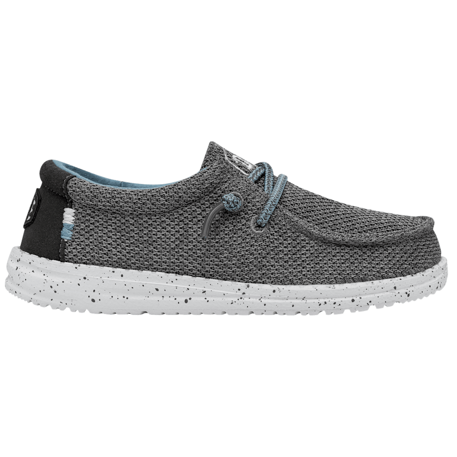 Sharkskin Wally Youth Sox - Side - HEYDUDE