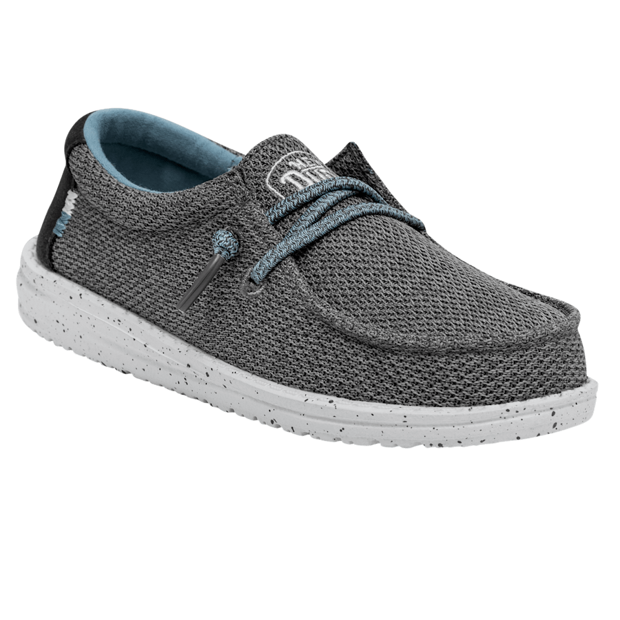 Sharkskin Wally Youth Sox - Angle - HEYDUDE
