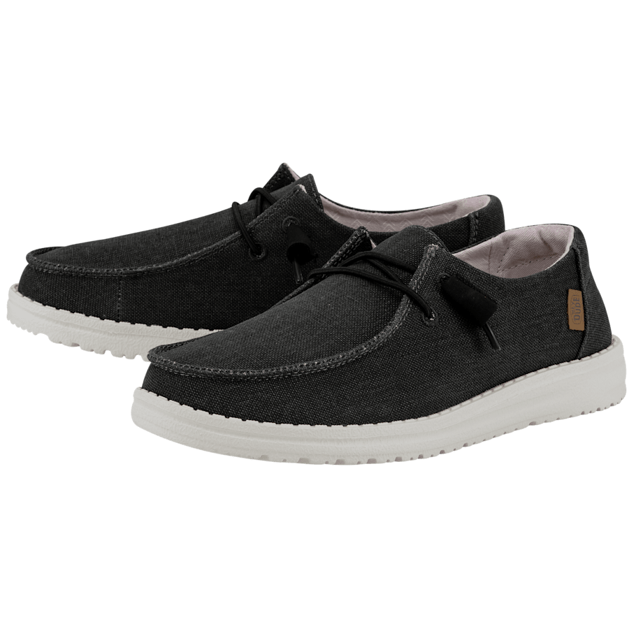 Off Black Wendy Chambray - Pair - HEYDUDE