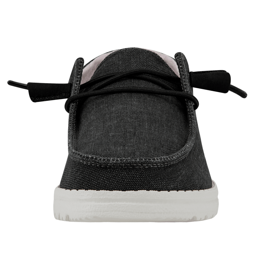 Off Black Wendy Chambray - Front - HEYDUDE
