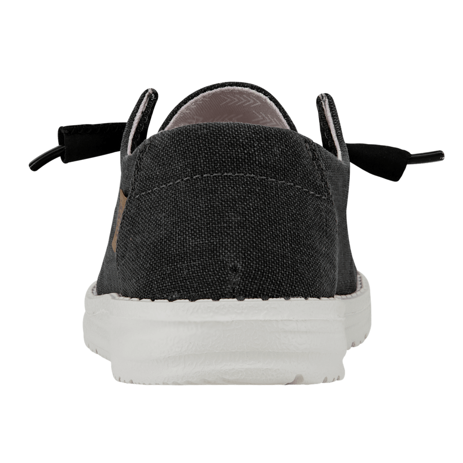 Off Black Wendy Chambray - Back - HEYDUDE