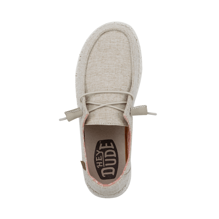 White Nut Wendy Chambray - Draufsicht - HEYDUDE