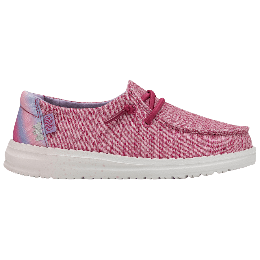 Sparkle Pink Wendy Youth - Côté - HEYDUDE