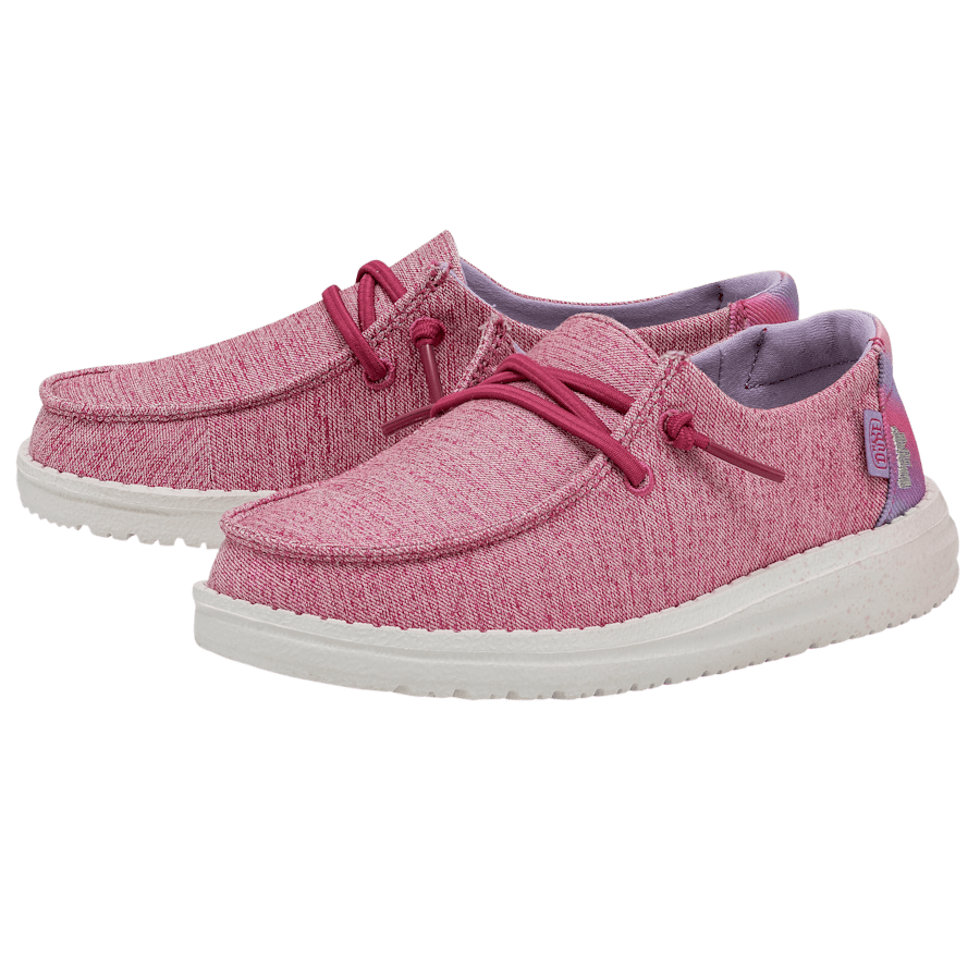 Sparkle Pink Wendy Youth - Paire - HEYDUDE