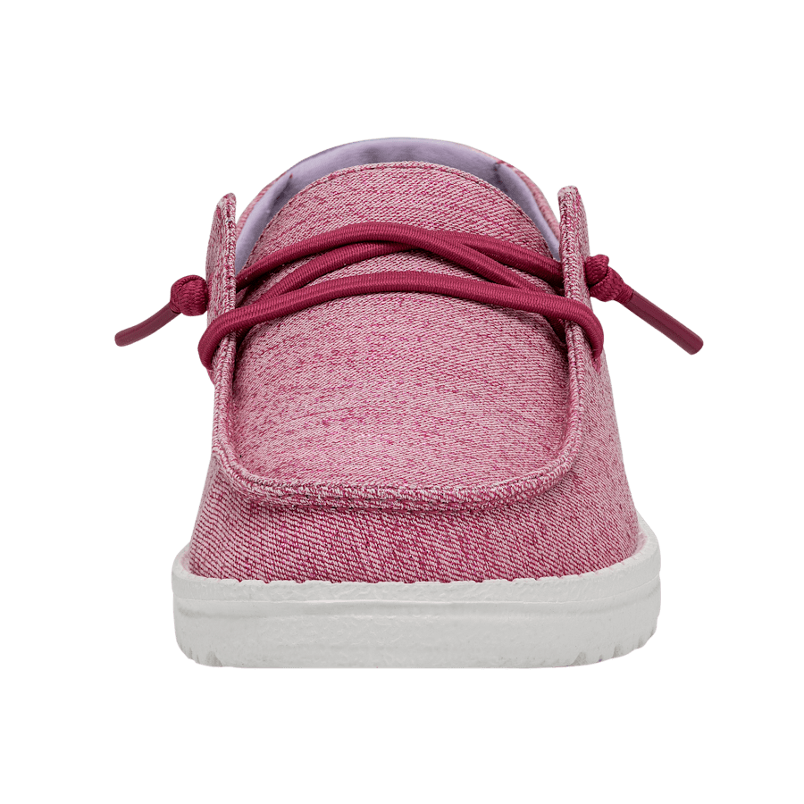 Sparkle Pink Wendy Youth - Avant - HEYDUDE