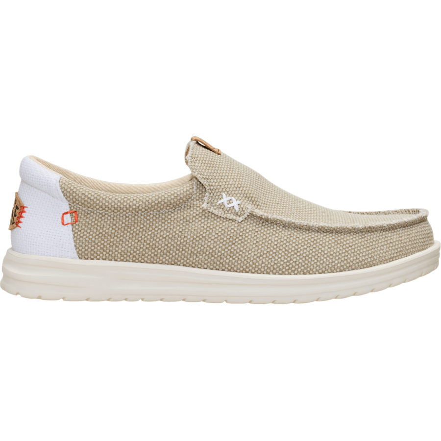 Off White Mikka Braided - Side - HEYDUDE