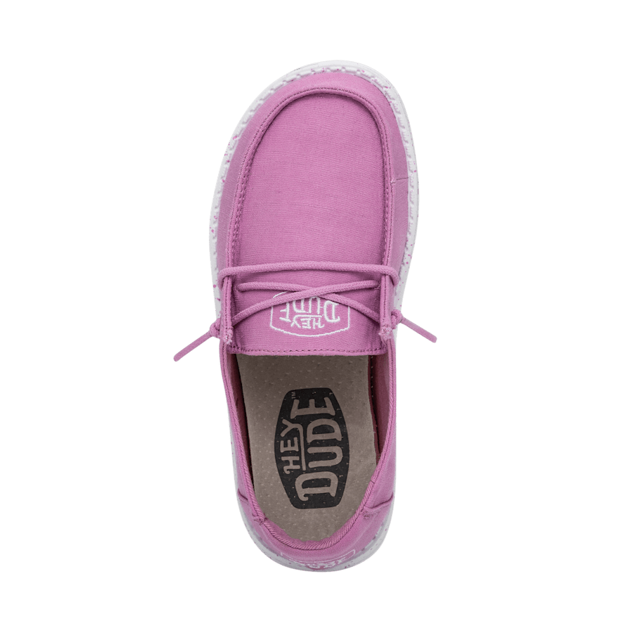 Violet Wendy Youth Slub Canvas - Top - HEYDUDE
