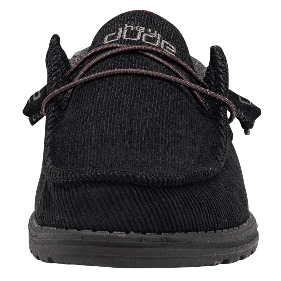 Black Wally Corduroy Blk - Avant - HEYDUDE