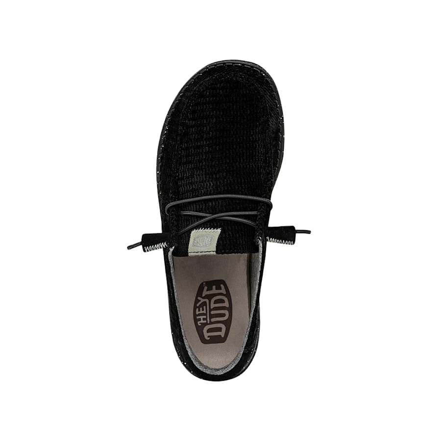 Black Wendy Wave Corduroy - Top - HEYDUDE