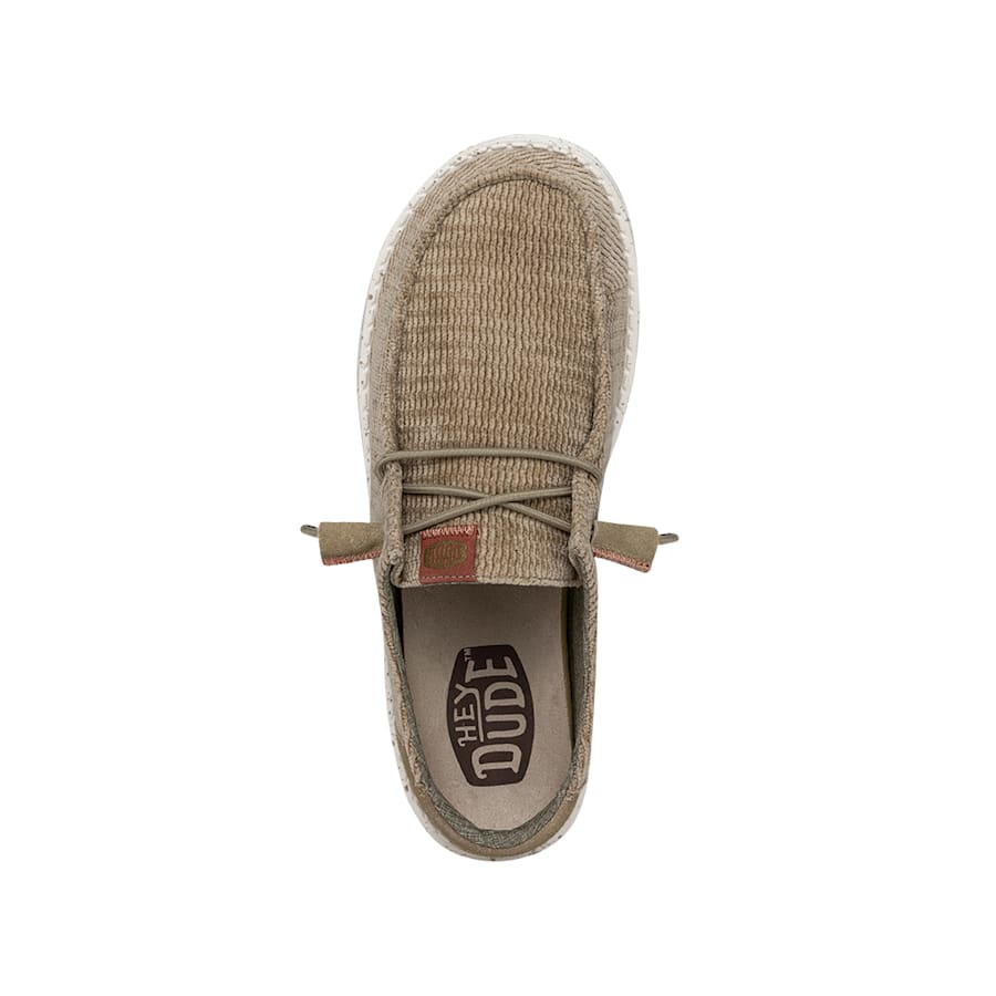 Taupe Wendy Wave Corduroy - Top - HEYDUDE