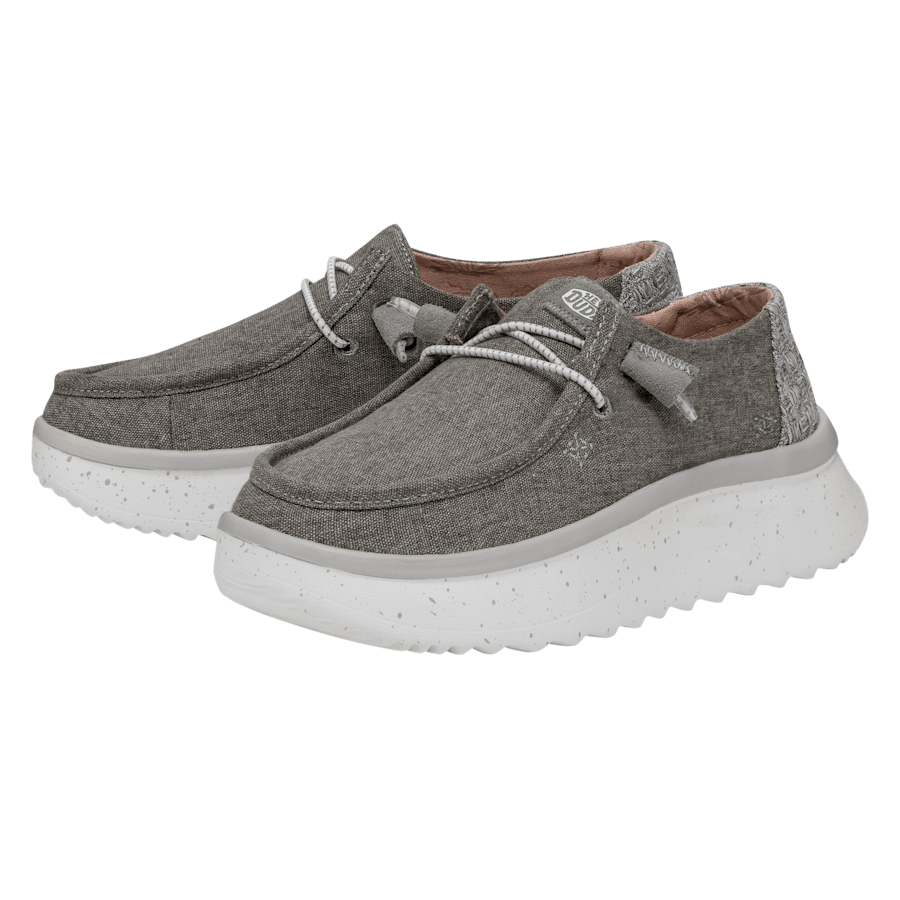 Walnut Wendy Peak Chambray - Paire - HEYDUDE
