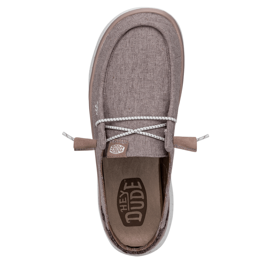 Mauve Wendy Peak Chambray - Dessus - HEYDUDE