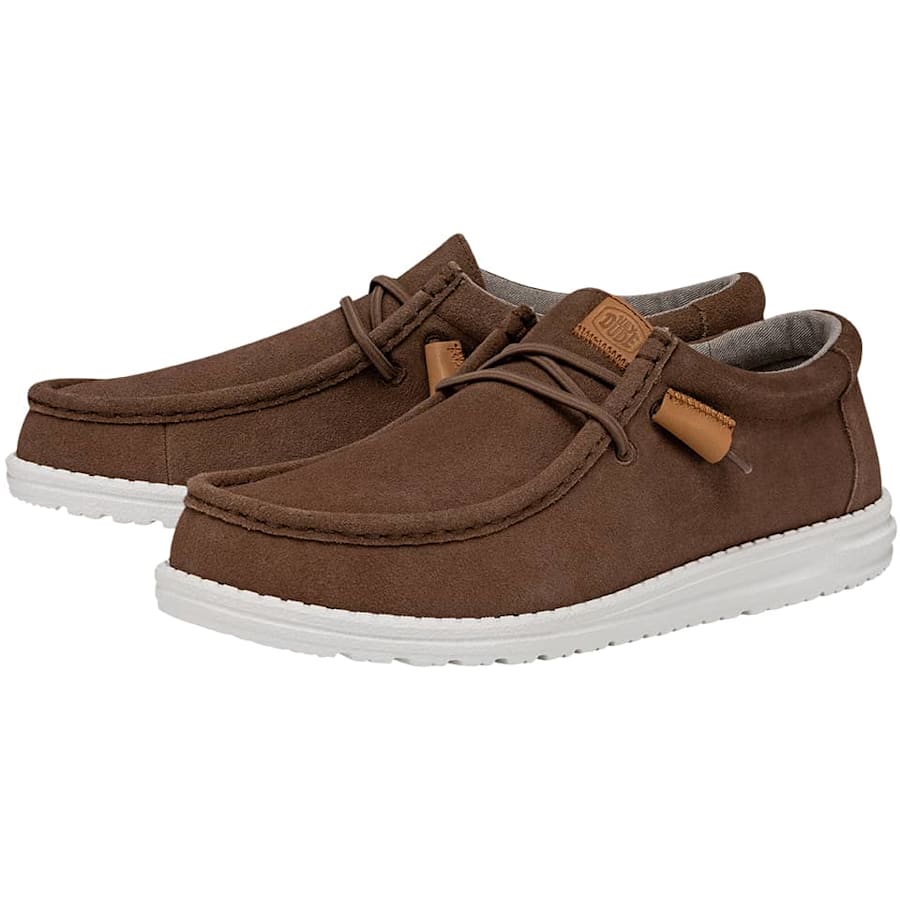 Brown Wally Craft Suede - Pair - HEYDUDE