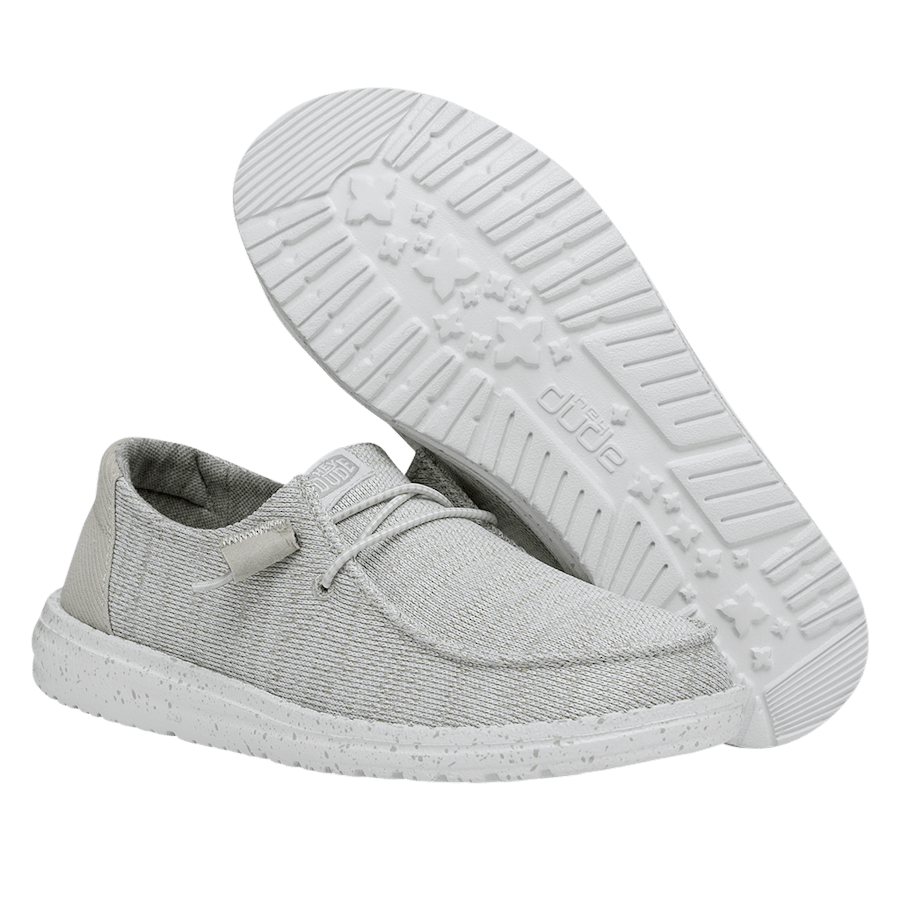 Grey Wendy Sport Mesh - Bottom - HEYDUDE