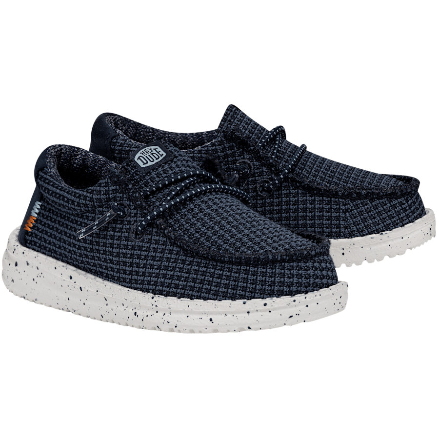 Navy Wally Toddler Sport Mesh - Pair - HEYDUDE